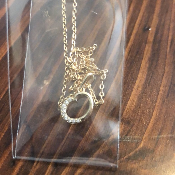 Adjustable Gold Necklace with Charm - Picture 2 of 4